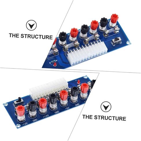 وحدة مخرج دائرة إمداد الطاقة من jojofuny محطة إخراج ATX لأجهزة الكمبيوتر المكتبية ومخرجات التصميم المضغوط سهلة التركيب وأداء موثوق in Kuwait