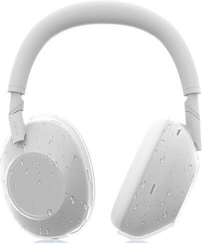 حافظة لسماعات الرأس Sony WH-1000XM6، أغطية أذن رفيعة للغاية وشفافة من مادة TPU XM6 وغطاء حماية مقاوم للصدمات ومضاد للسقوط للنساء والرجال (شفاف) in Saudi Arabia