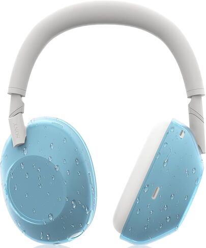 حافظة لسماعات الرأس Sony WH-1000XM6، أغطية أذن رفيعة للغاية وشفافة من مادة TPU XM6 وغطاء حماية مقاوم للصدمات ومضاد للسقوط للنساء والرجال (شفاف) in Saudi Arabia