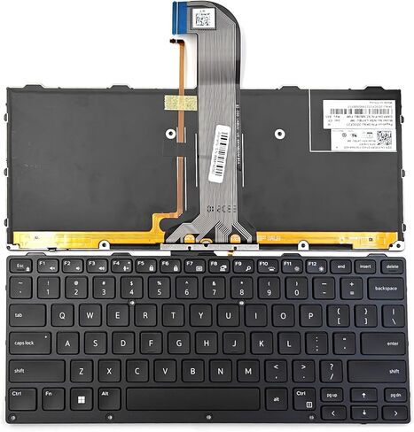 لوحة مفاتيح بديلة لجهاز Dell Latitude 5420 5424 Rugged 7214 7424 Rugged Extreme/Latitude Rugged 5204 5404 5414 7204 7404 7414 كمبيوتر محمول بإضاءة خلفية أمريكية 0186TV in Kuwait