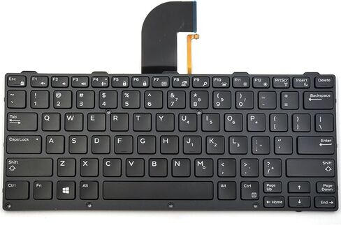 لوحة مفاتيح بديلة لجهاز Dell Latitude 5420 5424 Rugged 7214 7424 Rugged Extreme/Latitude Rugged 5204 5404 5414 7204 7404 7414 كمبيوتر محمول بإضاءة خلفية أمريكية 0186TV in Kuwait