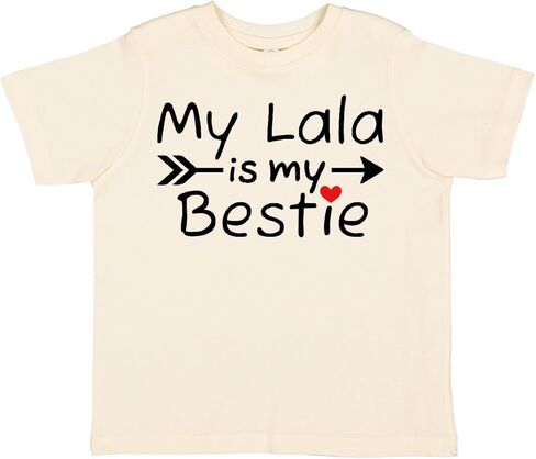 inktastic My Lala is My Bestie Toddler T-Shirt in Saudi Arabia