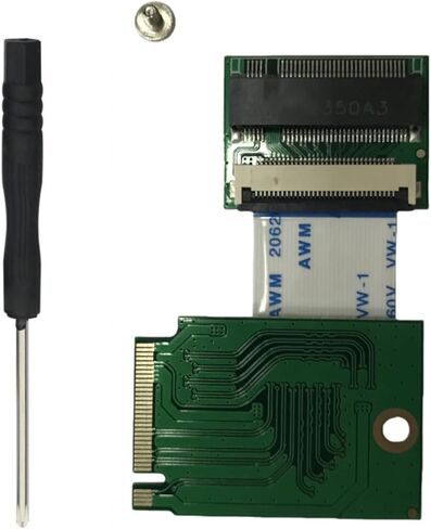 For Steam Deck LCD Handheld Devices M.2 NVMe PCIe 3.0 SSD Extension Card Adapter FPC Cable,Desktop Motherboard 2280 Replacement 2230 SSD Adapter Converter Board,PCIe 3.0 Expandable High Storage Card in Saudi Arabia