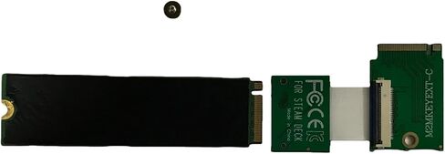 For Steam Deck LCD Handheld Devices M.2 NVMe PCIe 3.0 SSD Extension Card Adapter FPC Cable,Desktop Motherboard 2280 Replacement 2230 SSD Adapter Converter Board,PCIe 3.0 Expandable High Storage Card in Saudi Arabia