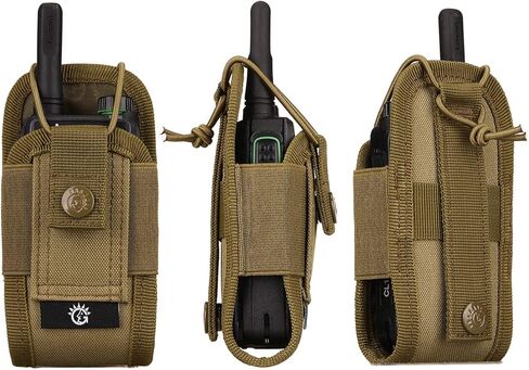 SINAIRSOFT Nylon Radio Holster, Universal Radio Case Lightweight Military Interphone Storage Bag Pouch for Molle System Walkie Talkies Holster Accessories in Saudi Arabia