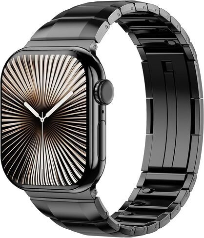 Metal Bands for Apple Watch Ultra 3/2 Band 49mm 46mm 42mm 40mm 44mm 41mm 45mm 38mm Men Women,Business Stainless Steel Strap Quick Release Wristband for iWatch Ultra Series 11 10 9 8 7 6 5 4 3 SE3/2/1 in Saudi Arabia