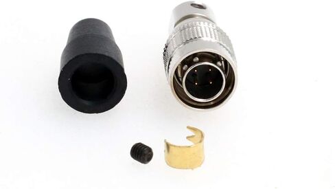 SZRMCC Hirose 4 Pin Male-to-Female Circular Connector, HR10A-7P-4P, Industrial Power Connector, Compatible with Sound Devices Zoom F4 F8 ZAXCOM, SmallHD, Sony, Topcon Sokkia Trimble in Saudi Arabia