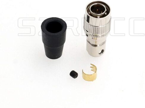 SZRMCC Hirose 4 Pin Male-to-Female Circular Connector, HR10A-7P-4P, Industrial Power Connector, Compatible with Sound Devices Zoom F4 F8 ZAXCOM, SmallHD, Sony, Topcon Sokkia Trimble in Saudi Arabia
