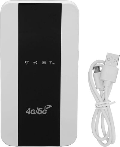 Ciciglow نقطة اتصال واي فاي متنقلة، راوتر USB محمول 4G LTE واي فاي بسرعة 150 ميجا بت في الثانية واي فاي - جهاز نقطة اتصال واي فاي مع فتحة بطاقة SIM ومؤشر LED، راوتر سفر ببطارية 3000 مللي أمبير في الساعة (إصدار الولايات المتحدة) in Kuwait