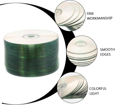 50PCS Handmade Decorative CD Discs for DIY Home Décor Unique Bird Design Recycled Craft Supplies Suitable for Creative Projects in Saudi Arabia