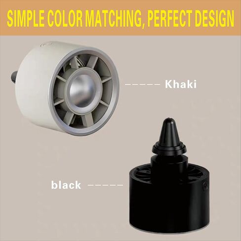 Car Fan,USB Car Vent Fan,A 3-speed adjustable LED color-changing cooling fan to promote the cold air inside the vehicle (Black) in Saudi Arabia