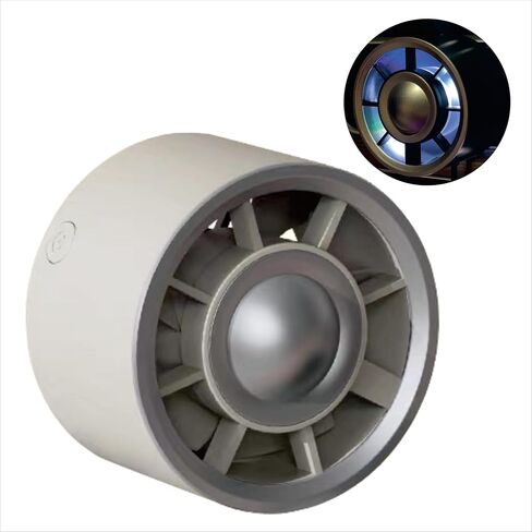 Car Fan,USB Car Vent Fan,A 3-speed adjustable LED color-changing cooling fan to promote the cold air inside the vehicle (Black) in Saudi Arabia