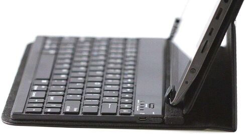 Navitech Folding Leather Folio Case & Stand with Bluetooth Keyboard Compatible with REDMAGIC 9.06" Gaming Tablet in Saudi Arabia