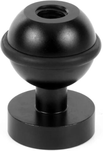 1" Ball Adapter Universal Ball Joint Mount with 1/4" 3/8" Screw Hole for Camera Underwater Photography Flashlight Accessory in Saudi Arabia