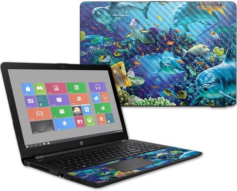 غلاف من ألياف الكربون MightySkins لجهاز الكمبيوتر المحمول HP 15T مقاس 15.6 بوصة (2017) - Rattler | لمسة نهائية واقية ومتينة من ألياف الكربون | سهلة التطبيق والإزالة وتغيير الأنماط | صنع في الولايات المتحدة الأمريكية in Kuwait