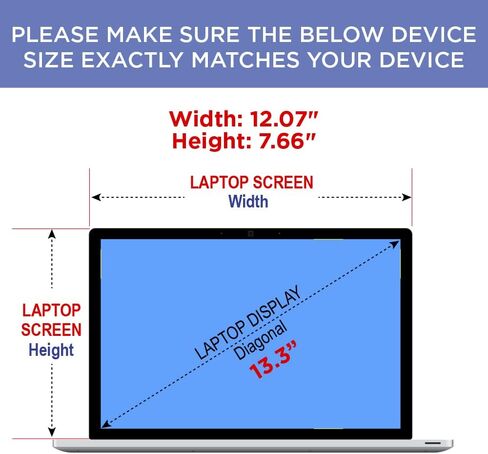 Matte Anti Glare Premium Screen Protector compatible for HP ENVY 13.3 inch Touchscreen Intel Evo Platform Laptop 13ba1085cl 2 Pack in Saudi Arabia