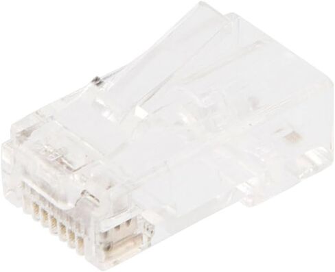 NavePoint CAT6A Ethernet RJ45 Plug, UTP, 50 Pack, C6A-8P8C, CE Compliance in Saudi Arabia