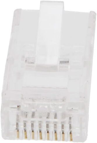 NavePoint CAT6A Ethernet RJ45 Plug, UTP, 50 Pack, C6A-8P8C, CE Compliance in Saudi Arabia