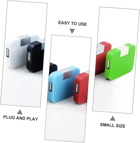 USB Hub لمنافذ الكمبيوتر المحمول المتوسع USB Hub محول صغير خفيف الوزن محمول عشوائي in Kuwait
