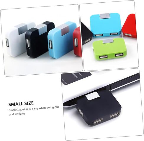 USB Hub لمنافذ الكمبيوتر المحمول المتوسع USB Hub محول صغير خفيف الوزن محمول عشوائي in Kuwait