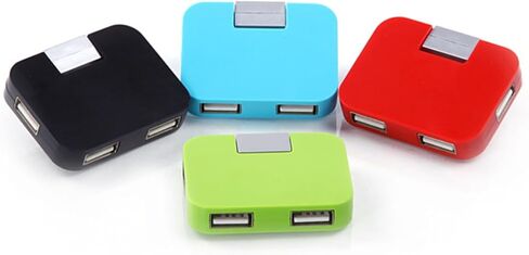 USB Hub لمنافذ الكمبيوتر المحمول المتوسع USB Hub محول صغير خفيف الوزن محمول عشوائي in Kuwait
