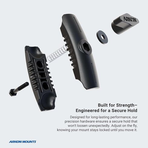 حوامل ARKON قوية VESA 75 / 100 حامل شفط الزجاج الأمامي للخدمة الشاقة | رمح قابل للتعديل صعبة | قاعدة قوية للزجاج الأمامي | لأجهزة التلفاز المتوافقة مع معايير VESA، والأجهزة اللوحية، والشاشات، والمزيد in Kuwait