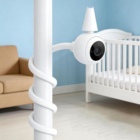 1PCS New Camera Holder Stand for Monitor Mount on Bed Cradle Multifunction Universal Adjustable Long Arm Bracket,42.5 Cm (White) in Saudi Arabia