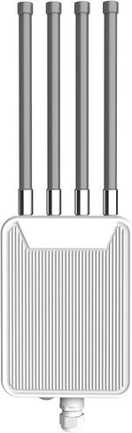 Tangxi Outdoor WiFi 6 Wireless Router 3000Mbps, High Power WiFi Extender Signal with 4 Antennas, 2.4G/5.8G Dual Band, Support AP Repeater WISP MESH, for Farm, Pool (6) in Saudi Arabia