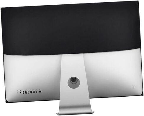 واقي غطاء غبار شاشة من البوليستر الأسود مع بطانة داخلية لشاشة LCD وغطاء قماشي قابل للغسل لمنع خدش سطح المكتب والغبار in Saudi Arabia
