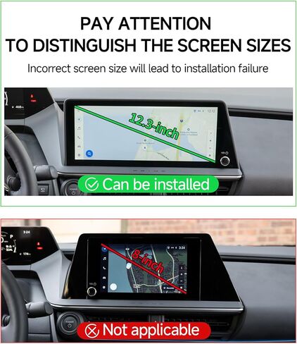 Qi2.2 Max 25W Fast Wireless Car Charger Phone Holder for 2023-2026 Toyota Prius 12.3-Inch Screen, Magnetic Phone Mount Compatible with MagSafe in Saudi Arabia