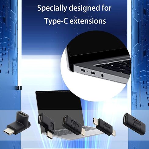 محول USB من النوع C للشحن السريع ونقل البيانات ذكر إلى أنثى/ذكر موصل موسع كابل طاقة USB بقدرة 60 وات in Kuwait