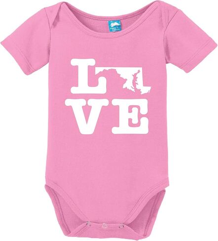 Maryland Love Printed Infant Bodysuit Baby Romper in Saudi Arabia
