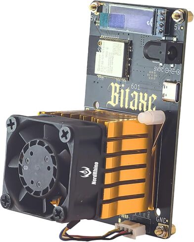 NerdRhino Bit Gamma 1.2TH/s Bitcoin Miner BM1370 Asic Chip 2.4G WiFi 18W/TH BTC جهاز تعدين تشفير اليانصيب مع S21 Pro Asic Bitcoins آلة التعدين مايكرو صامت للاستخدام المنزلي in Kuwait
