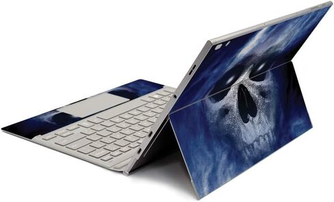 MightySkins Skin for Samsung Galaxy Book2 12" (2018) - Haunted Skull | Protective, Durable, and Unique Vinyl Decal Wrap Cover | Easy to Apply, Remove, and Change Styles | Made in The USA in Saudi Arabia