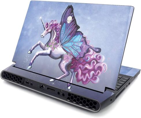 غلاف MightySkins متوافق مع Alienware Area-51M 17" (2019) - أرجواني يونيكورن | غطاء ملتف من الفينيل واقٍ ومتين وفريد ​​من نوعه | سهل التطبيق والإزالة وتغيير الأنماط | صنع في الولايات المتحدة الأمريكية in Kuwait