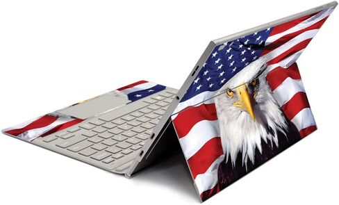 MightySkins Skin for Samsung Galaxy Book2 12" (2018) - America Strong | Protective, Durable, and Unique Vinyl Decal wrap Cover | Easy to Apply, Remove, and Change Styles | Made in The USA in Saudi Arabia