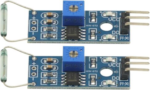2Pcs Reed Sensor Module Reed Switch Magnetic Switch for Arduino in Saudi Arabia