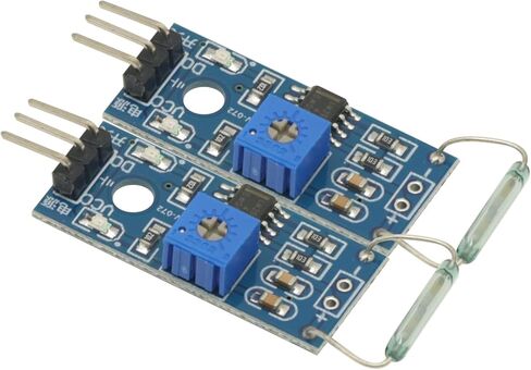 2Pcs Reed Sensor Module Reed Switch Magnetic Switch for Arduino in Saudi Arabia