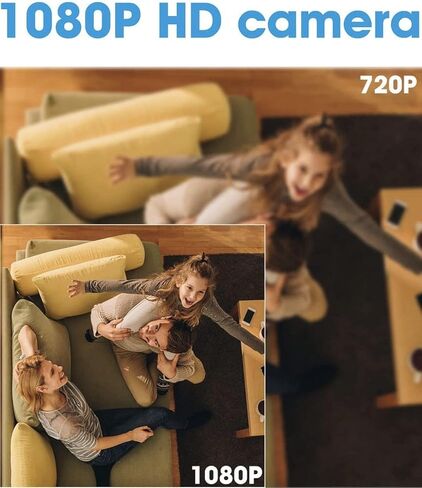 جاسوس لاسلكي ذكي صغير 1080 بكسل شاحن USB كاميرا واي فاي كاميرا أمان مخفية داخلية مراقبة الطفل كاميرا مراقبة أمنية كشف الحركة مع تطبيق تغذية مباشرة in Kuwait