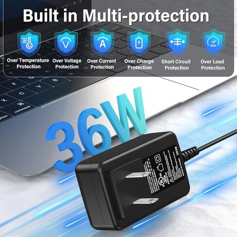 استبدال شاحن الكمبيوتر المحمول 12 فولت متوافق مع الكمبيوتر المحمول Jumper EZbook، محول تيار متردد لسلك الطاقة مناسب لأجهزة الكمبيوتر المحمول Jumper EZbook S7Hi X7 S7 S7-hi S7Max وBTDD 16 بوصة موديل E Zbook S7 Max in Kuwait