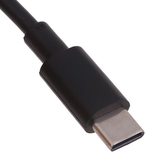 USB-C Extension Cable with Inline On/Off Switch - 8In Power Control for Monitors, Printers and Gaming | Gold-Plated Connectors and 4K Video Support (Black) in Saudi Arabia