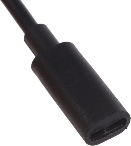 USB-C Extension Cable with Inline On/Off Switch - 8In Power Control for Monitors, Printers and Gaming | Gold-Plated Connectors and 4K Video Support (Black) in Saudi Arabia