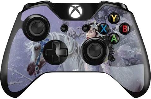 Skinit Decal Gaming Skin Compatible with Xbox One Controller - Officially Licensed Nene Thomas Fairy with Horse in Snow by Nene Thomas Design in Saudi Arabia