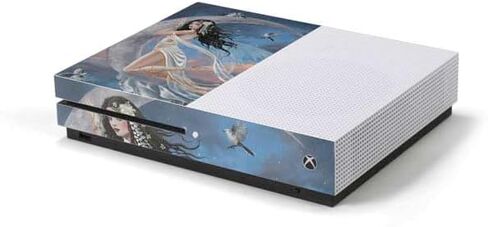 Skinit Decal Gaming Skin Compatible with Xbox One S Console - Officially Licensed Nene Thomas Fairy on Moon with Birds by Nene Thomas Design in Saudi Arabia
