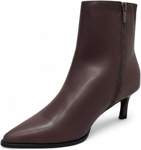 ABSOLEX Women 2.5-Inch Kitten Heel Sexy Pointed-Toe w/Side Zipper Ankle Booties in Kuwait