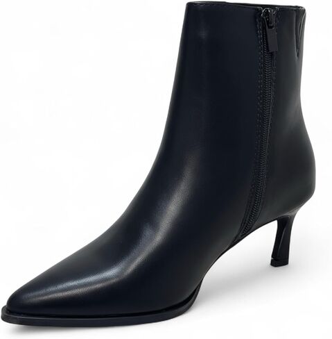ABSOLEX Women 2.5-Inch Kitten Heel Sexy Pointed-Toe w/Side Zipper Ankle Booties in Kuwait