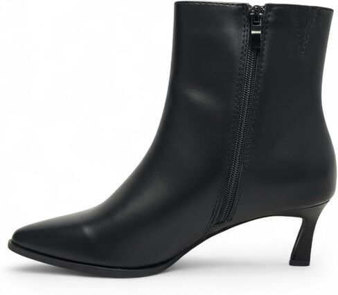 ABSOLEX Women 2.5-Inch Kitten Heel Sexy Pointed-Toe w/Side Zipper Ankle Booties in Kuwait