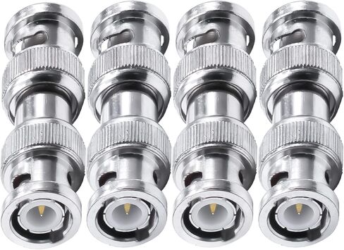 TUOLNK BNC Adapter BNC Male to Female Coax Connector RF Coaxial Adapter for CCTV Security Camera Radio Extension Cable 4pcs in Kuwait