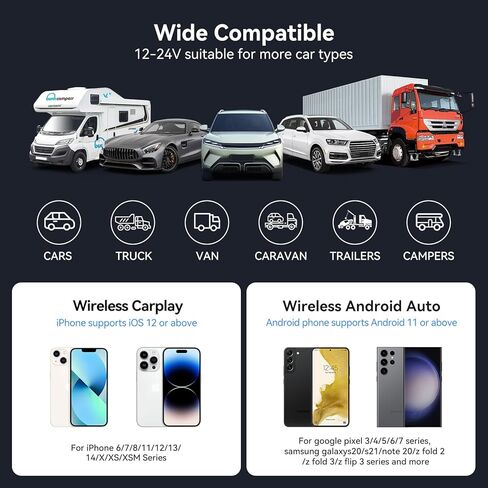 شاشة Apple Carplay المحمولة للسيارة، شاشة لمس لاسلكية مقاس 10 بوصات مع كاميرا داش 4K، وكاميرا احتياطية 1080 بكسل، وCarplay&Android Auto، وتسجيل حلقة، وملاحة GPS، وبلوتوث in Kuwait