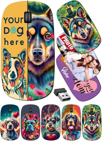 maizi Custom Wireless Mouse White for PC Computer Chromebook Notebook, Wireless Mice White Image ID: 28185983 Painted Stork Mycteri 2.4G USB Receiver Portable Printed in USA in Saudi Arabia